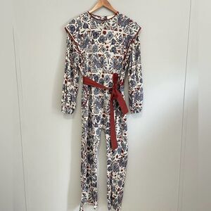 Carolina K Floral Long Sleeve Jumpsuit